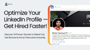 "Optimize Your LinkedIn Profile — Get Hired Faster!